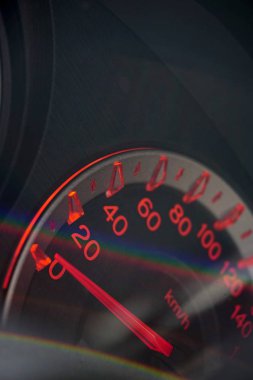 Modern Oto Hız Göstergesi Pano closeup
