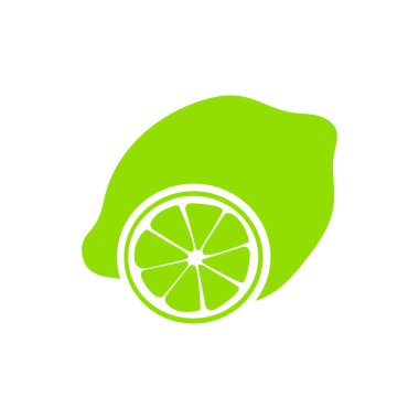 Beyaza izole edilmiş, kırpma yolu olan sulu bir dilim limon.