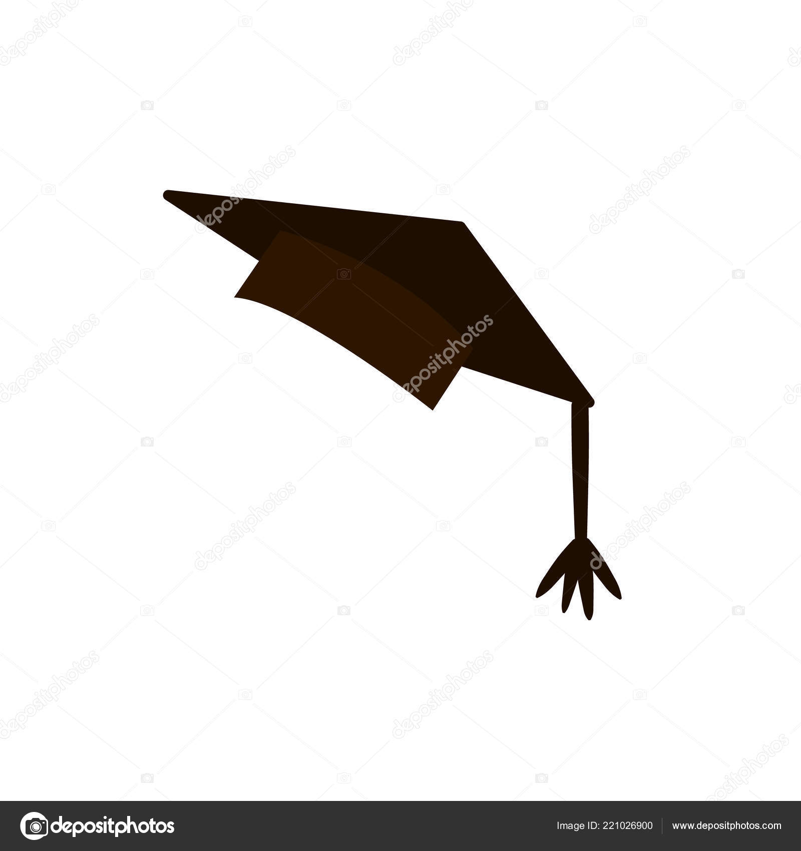 Graduation Cap Isolated Graduation Hat Education Caps Vector