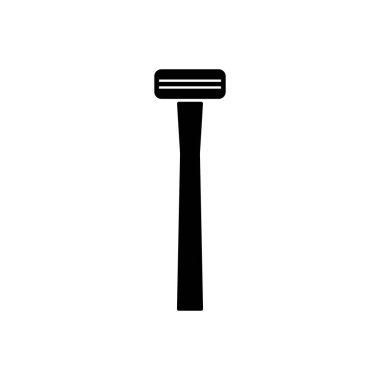 Tıraş jilet. Vektör çizim tıraş makinesi. Epilasyon ve Depilasyon.