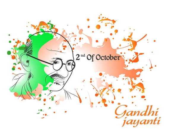 Bonito Hermoso Resumen Para Gandhi Jayanti Con Ilustración Diseño Agradable Vectores De Stock Sin Royalties Gratis