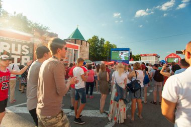 Goalcüler bölge 2018 Dünya Kupası Rusya 30 Haziran 2018 Nijniy Novgorod