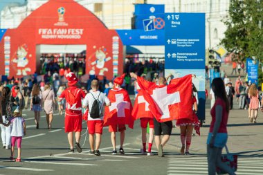 Goalcüler bölge 2018 Dünya Kupası Rusya 30 Haziran 2018 Nijniy Novgorod