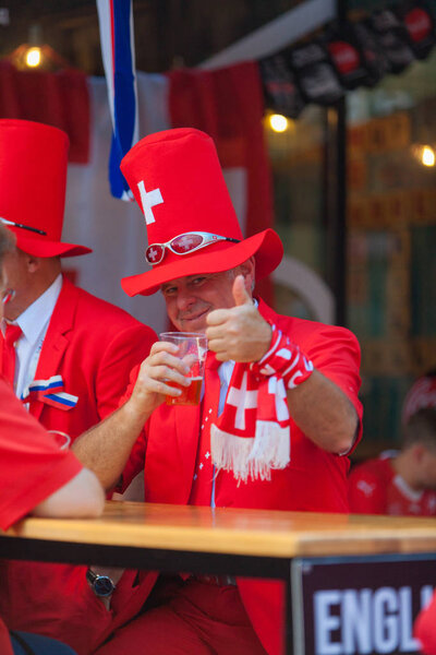 Fans' Zone of the 2018 World Cup in Nizhny Novgorod in Russia June 30, 2018