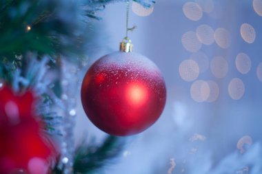 güzel Noel arka plan ile Noel çelenk