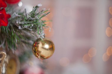 güzel Noel arka plan ile Noel çelenk