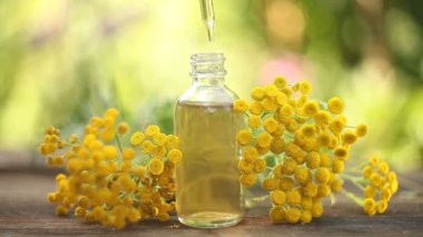 solucan otu esans masada güzel şişe