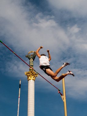 atletik erkek profesyonel spor atlamak açık rekabet