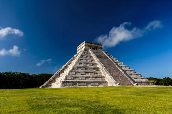 old mayan mexico monument  chichen-itza in cancun