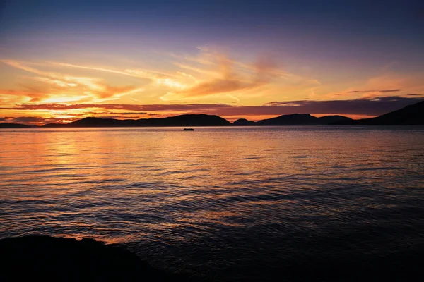 Pasifik Kuzeybatı Günbatımı, Anacortes, Washington