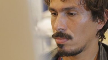 Sanatçı boyalar Studio.