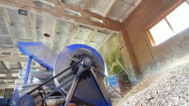 broyage du bois, copeaux de bois, plan général 