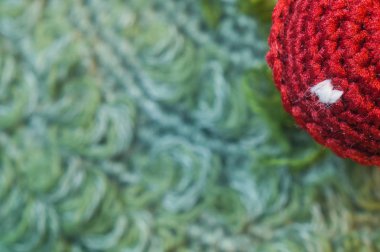 El yapımı örme yün arka plan