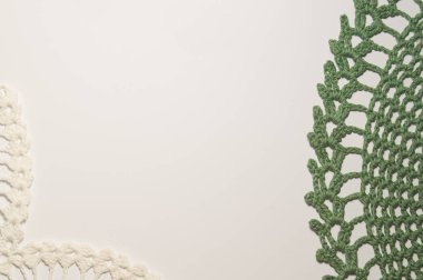 El yapımı örme battaniye doku arka plan