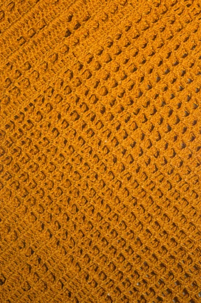 Handmade malha cobertor textura fundo — Fotografia de Stock