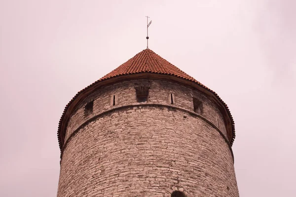 Alter Burgturm Tallinn Estland — Stockfoto