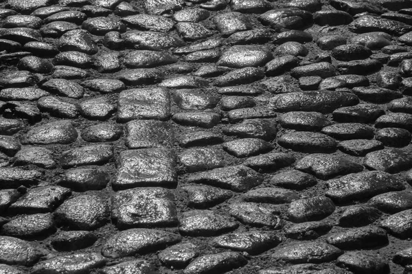 Piedra camino guijarro textura fondo — Foto de Stock