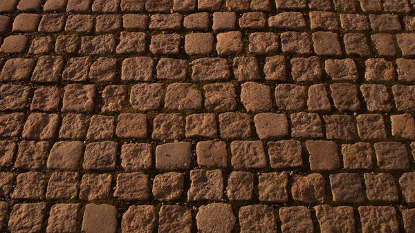 Street stone pavement texture. old cobblestone background — Stock Photo, Image