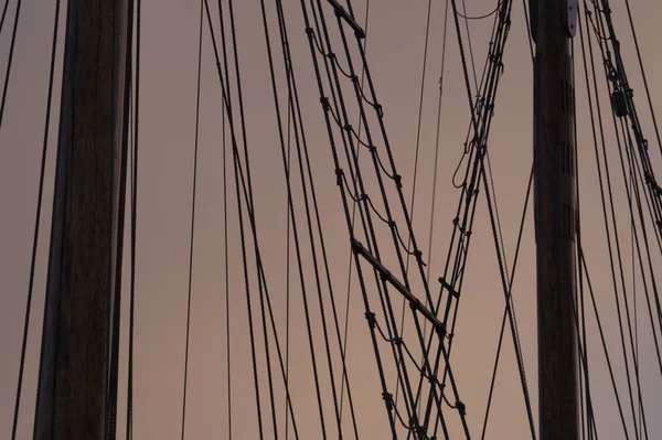 Mast του παλιού ιστιοφόρου — Φωτογραφία Αρχείου