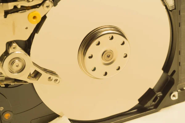 Hdd. open hard disk drive. The concept of data storage