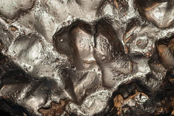 Тло метеоритної текстури. поверхня метеорита крупним планом — стокове фото