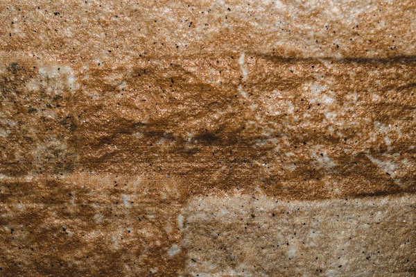 Brun sten med sprickor på ytan — Stockfoto