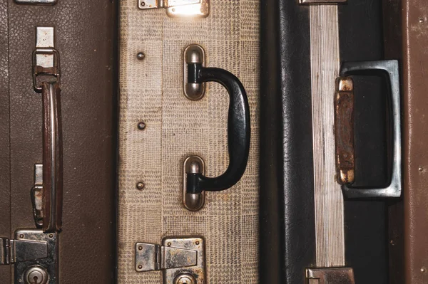 Eski bavullar. klasik bagaj. eski bagaj. retro arka plan