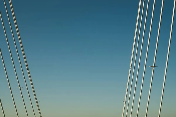 Detalle de un puente de fondo abstracto. vista sobre la parte del puente — Foto de Stock