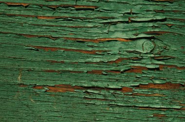 Soyma boya ile soyut ahşap doku. yeşil ahşap zemin. eskip boyalı ahşap