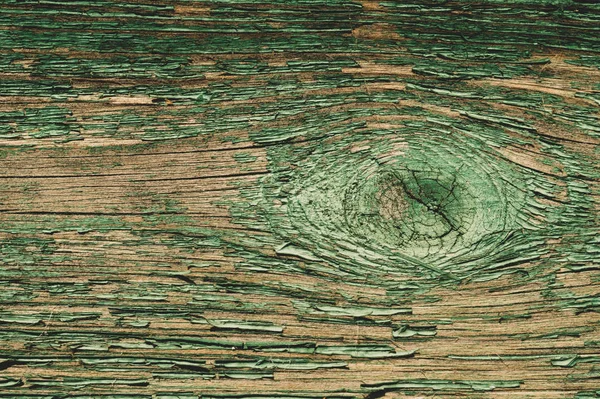 Абстрактная текстура дерева с шелушащейся краской. зеленый деревянный фон. потрёпанное дерево — стоковое фото