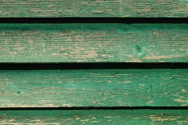 Цветная текстура дерева. зеленые деревянные доски. потрёпанное дерево — стоковое фото