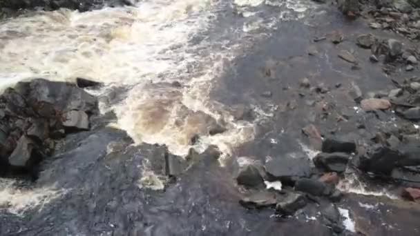 ロッキー滝 水流だ — ストック動画