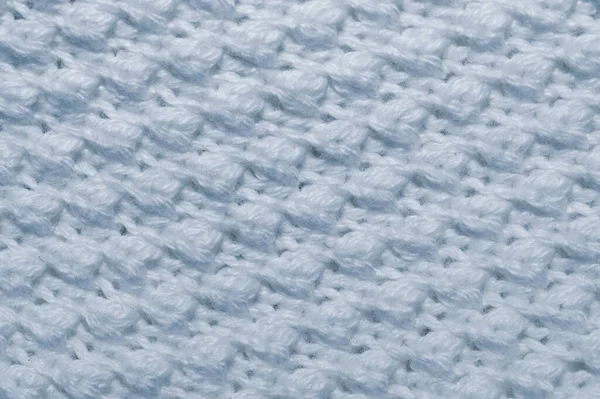 Knitted Wool Texture Fabric Material Macro Textile Background — Stock Photo, Image