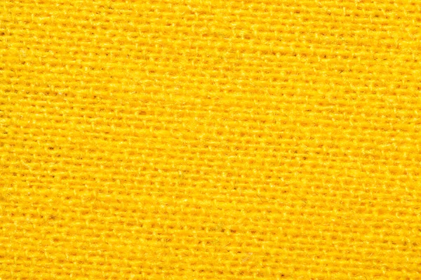 Tekstil Kuning Menutup Tekstur Kain Rajutan Latar Belakang Material Tenun — Stok Foto