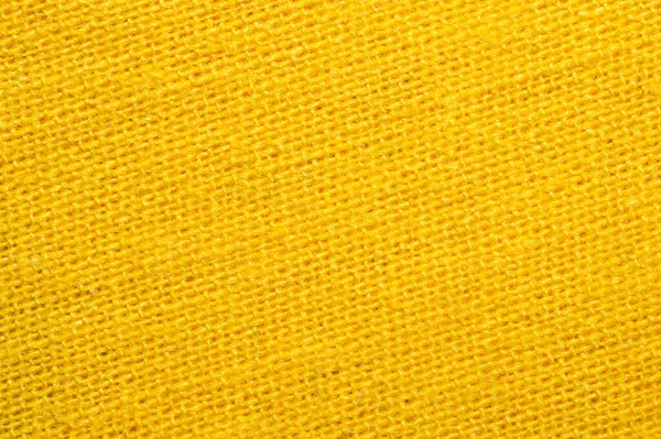 Tekstil Kuning Menutup Tekstur Kain Rajutan Latar Belakang Material Tenun — Stok Foto