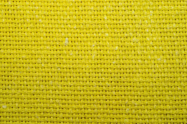 Żółte Dzianiny Tekstury Tkany Materiał Bliska Tło Włókiennicze — Zdjęcie stockowe