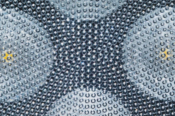 Абстрактный Фон Пузырями Прозрачная Световая Макротекстура Свет Излучающий Диодные Клетки — стоковое фото