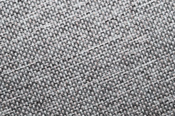 Texture Tissu Gris Macro Fond Textile Extrêmement Proche Motif Tissé — Photo