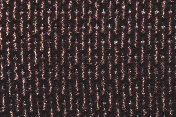 Tekstur Kain Coklat Tekstil Rajutan Mendekat Latar Belakang Tenun — Stok Foto