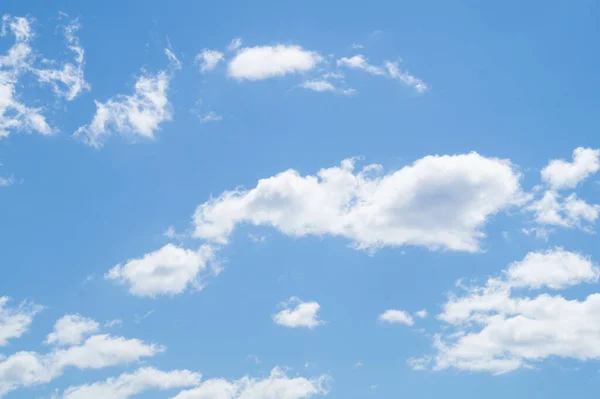 Голубое Небо Облаками Летняя Облачность — стоковое фото