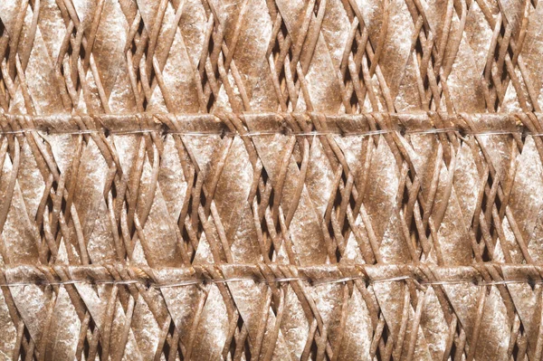 Woven Background Texture Straw Basket Surface Weave Texture — Stock Photo, Image