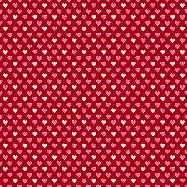 Conception Simple Vectoriel Mignon Sans Couture Dans Les Valentines Différentes — Image vectorielle