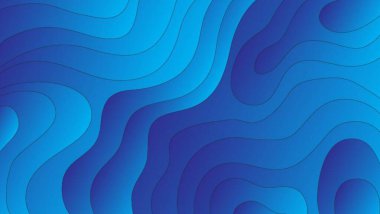 Kağıt kesiği dalga arkaplan tasarımı. Kağıt kesiği şekilli soyut arkaplan.