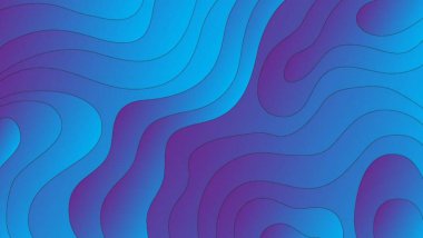 Kağıt kesiği dalga arkaplan tasarımı. Kağıt kesiği şekilli soyut arkaplan.