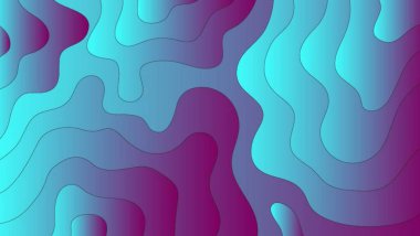 Kağıt kesiği dalga arkaplan tasarımı. Kağıt kesiği şekilli soyut arkaplan.