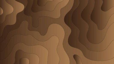 Kağıt kesiği dalga arkaplan tasarımı. Kağıt kesiği şekilli soyut arkaplan.