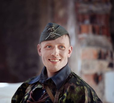 Rusya Federasyonu, Novgorod bölge, Tesovo - 20 Mayıs 2018: askeri tarihi canlandırma 