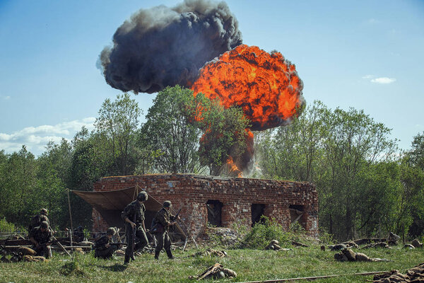 Российская Федерация, Новгородская область, Тесово - 20 мая 2018 года: военно-историческая реконструкция "Забытый подвиг. Вторая ударная армия
"