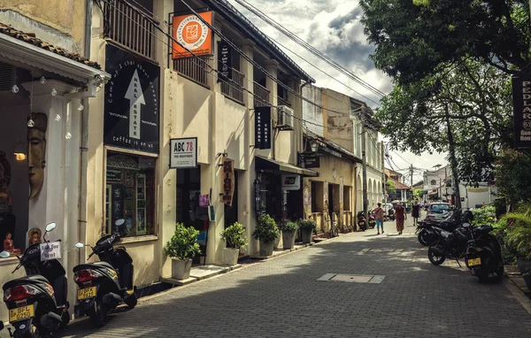 Sri Lanka Galle April 2018 Street Galle Stad — Stockfoto
