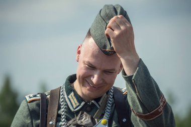 Unutulmuş feat. Stalin hattı askeri tarihi canlandırma - Rusya Federasyonu, Pskov Bölgesi, Kholmatka - 29 Temmuz 2018